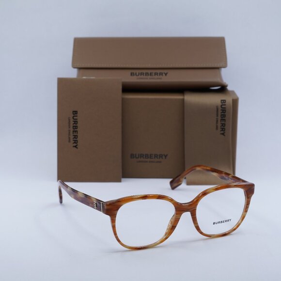 Final Price! Burberry BE2332 3915 Spotted Brown Eyeglasses 52mm